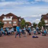 Öffentliche Probe auf dem Marktplatz